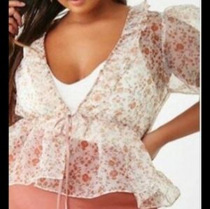 Forever 21 sheer top